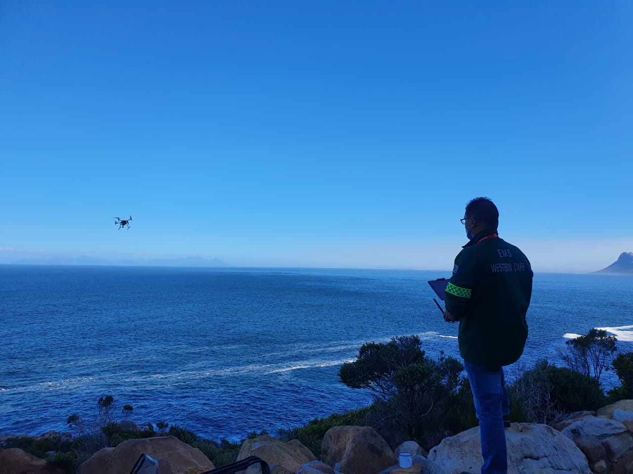 Drone helps save hiker on Table Mountain, Cape Town