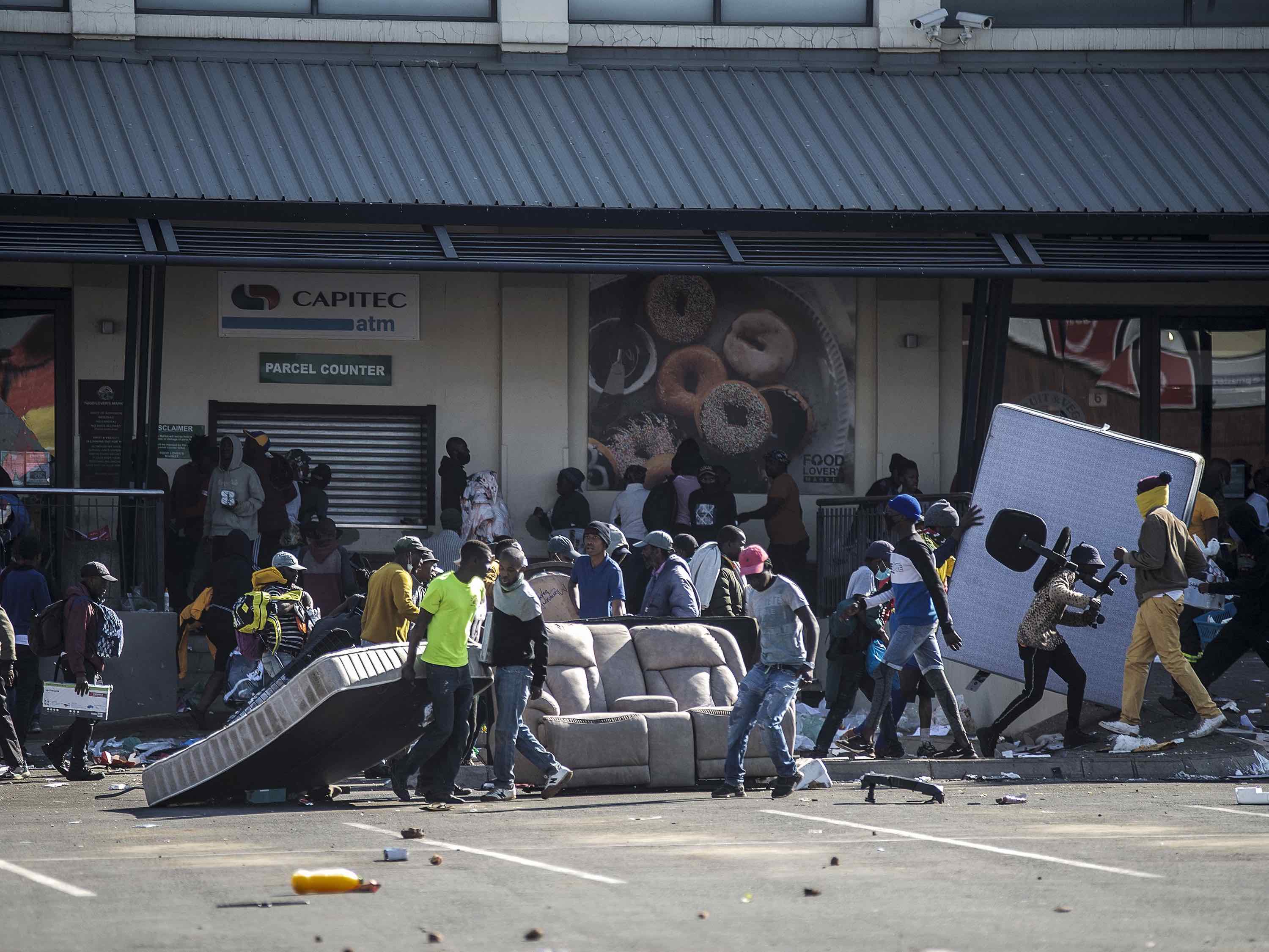Drone technology and the protests in South Africa