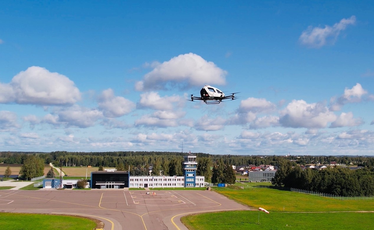 Ehang makes first passenger drone flight in Estonia