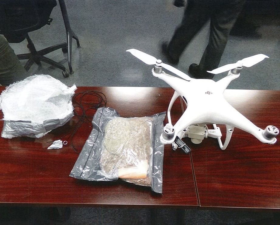 Marijuana-laden drone crashes into home