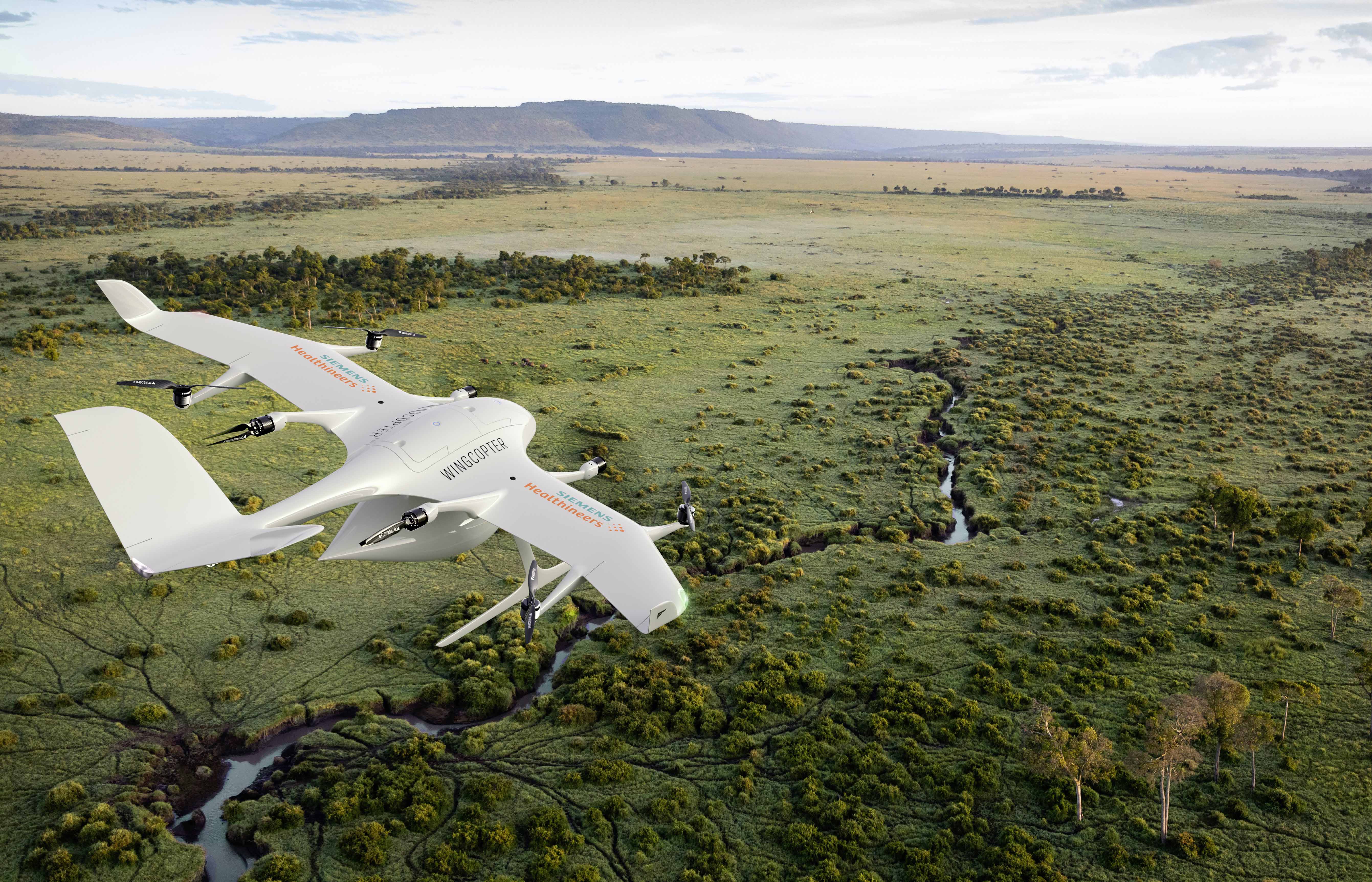 Wingcopter, Siemens to deliver medical samples in Africa