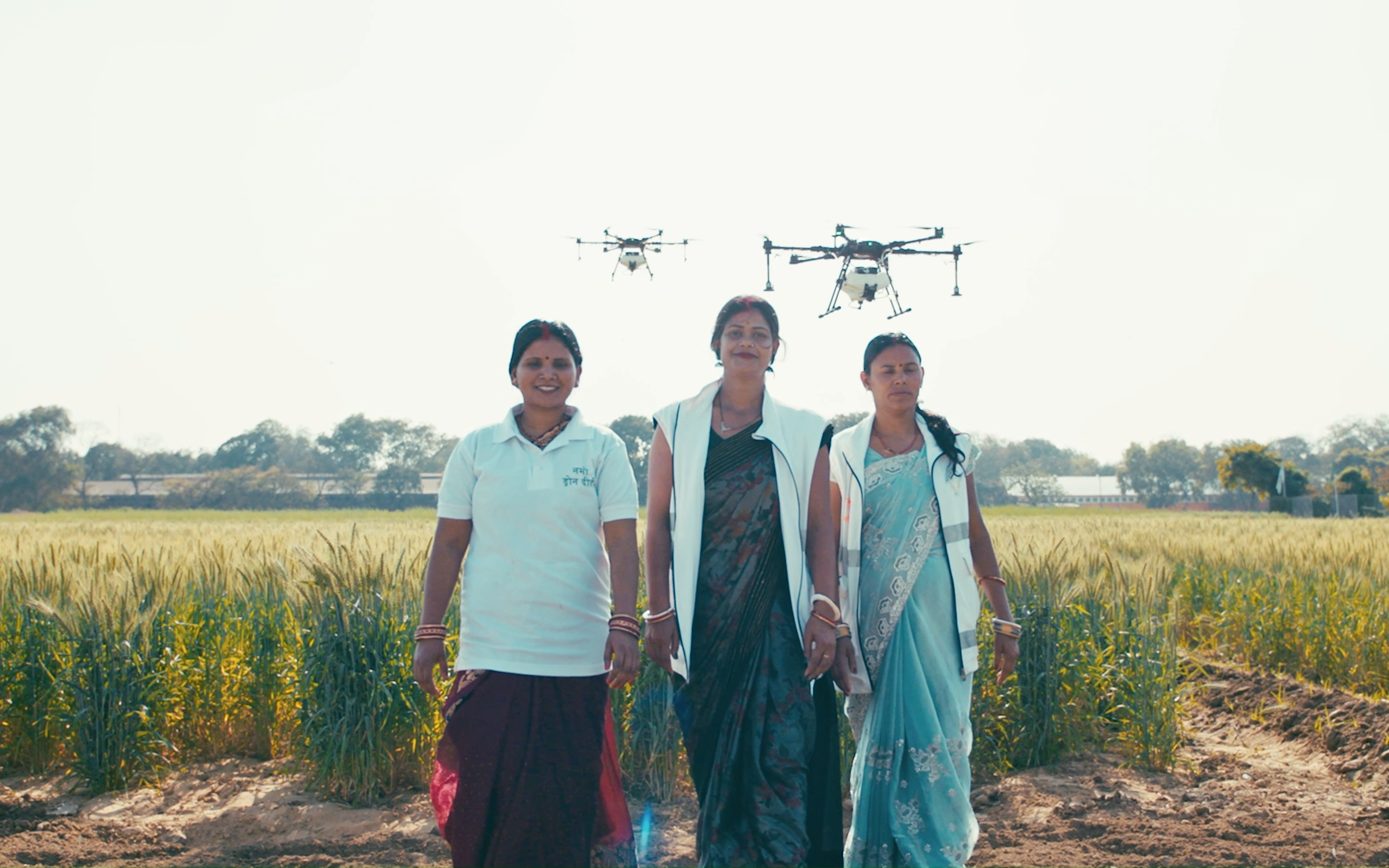 Bill Gates's first impression of flying a drone was meh. Then he went to India
