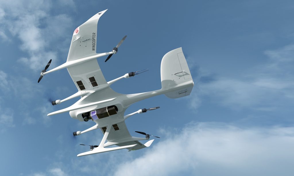 Wingcopter on survey drone operations
