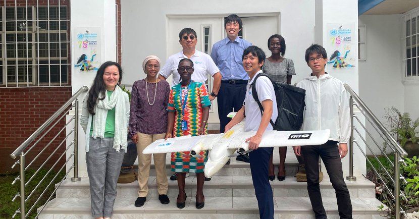 Japanese technology company deploys drones in Africa to curb malaria