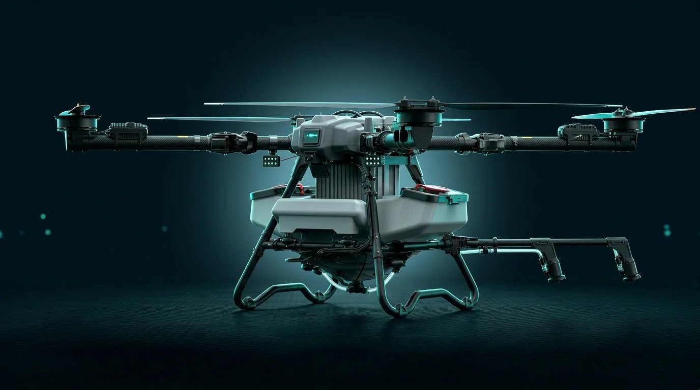 New agric drone works with no premapped flight path