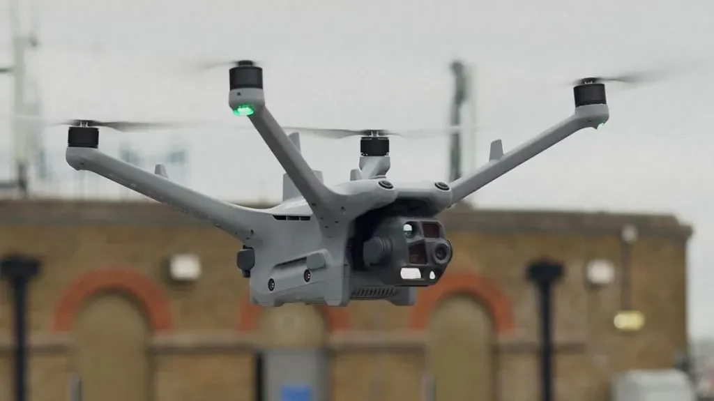 City-wide first response drones for London