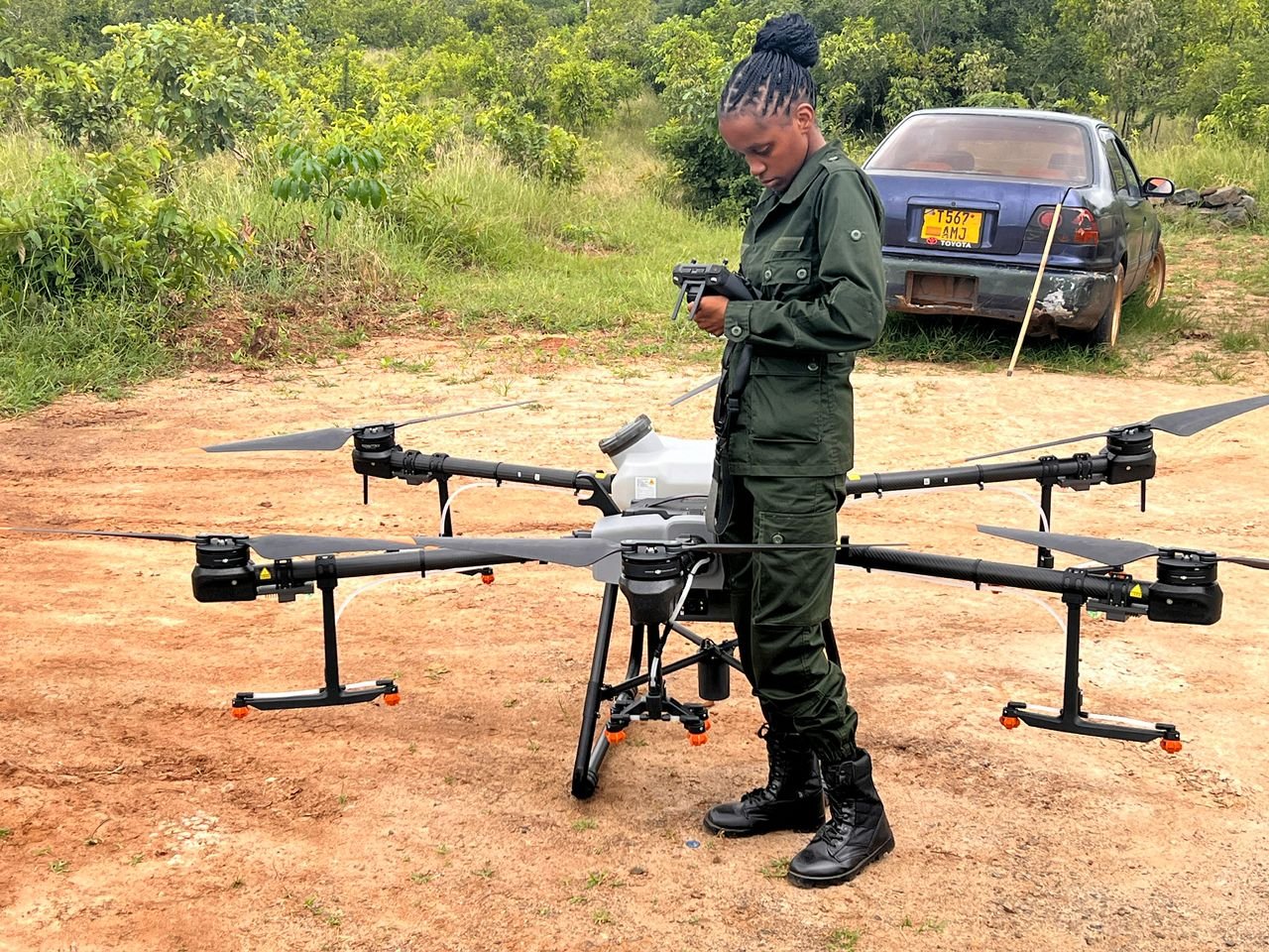 Drones helping people and animals live in harmony