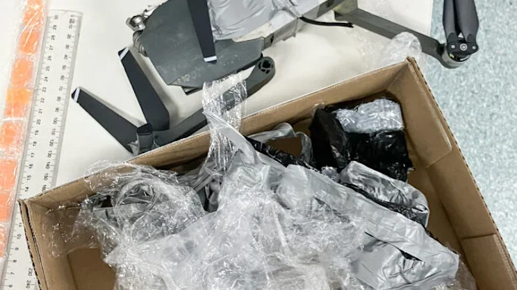 Drone found with $1million contraband