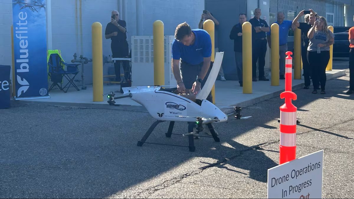 Drones to deliver car parts in Detroit