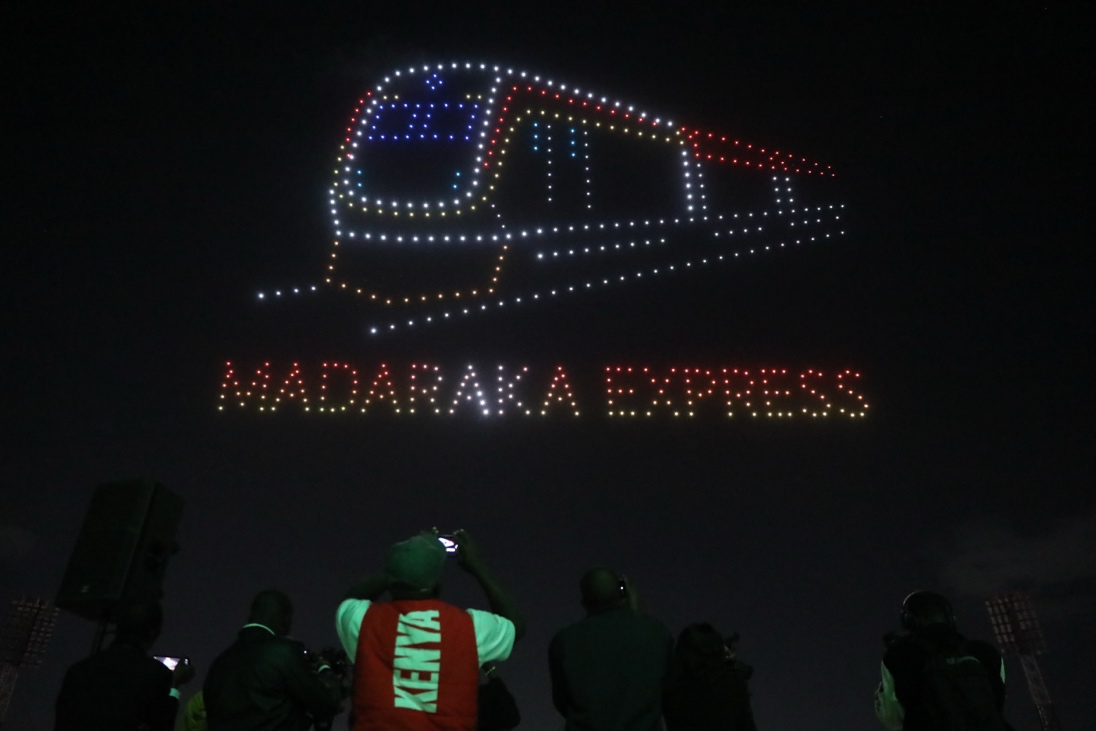 Kenya, China celebrate friendship with drone show